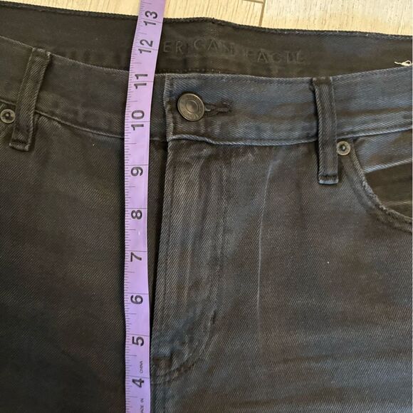 American Eagle low rise skater Jean in black wide leg - Picture 8 of 9